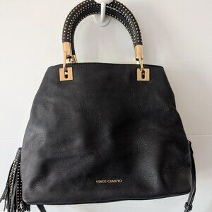 100% leather satchel